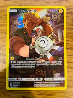N-MINT! Magnemite (242/236) Sun & Moon Cosmic Eclipse Secret Rare Pokemon Card! - Image 1