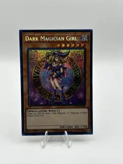 YUGIOH DARK MAGICIAN GIRL SECRET RARE MP22-EN268 1ST EDITION NM - Image 1