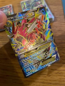 Mega M Gyarados EX (115/122) XY Breakpoint Full Art Ultra Rare Pokemon Card! - Image 3