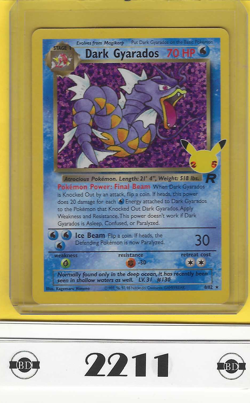 Dark Gyarados - 8/82 - Pokemon Celebrations Classic Collection Holo Rare Card NM - Image 1