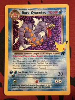 Dark Gyarados - 8/82 - Pokemon Celebrations Classic Collection Holo Rare Card NM - Image 1