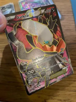 NM! Darkrai EX (118/122) XY Breakpoint Full Art Ultra Rare Pokemon Card! - Image 3