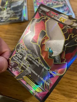 NM! Darkrai EX (118/122) XY Breakpoint Full Art Ultra Rare Pokemon Card! - Image 4