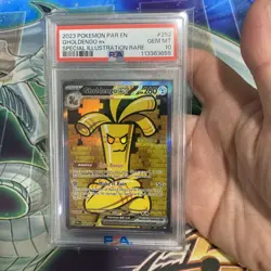 2023 Pokemon Gholdengo ex Card #252 GEM MT 10 PSA Graded - Image 1