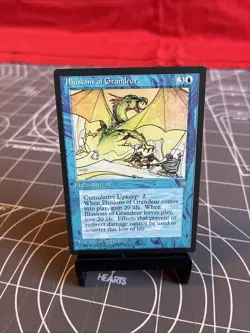 Vintage 1995 MTG Ice Age Illusions Of Grandeur Card - Image 1