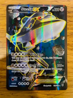 NM! Steelix EX (108/114) XY Steam Siege Full Art Ultra Rare Pokemon Card! - Image 1