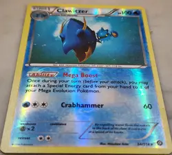 Clawitzer 34/114 Reverse Holo - XY Steam Siege Pokemon Card NM 2016 TCG - Image 3