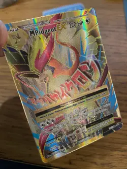 NEAR MINT! M Pidgeot EX (105/108) XY Evolutions Full Art Gold Pokemon Card! - Image 3