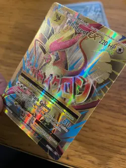 NEAR MINT! M Pidgeot EX (105/108) XY Evolutions Full Art Gold Pokemon Card! - Image 4