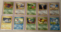 Vintage x50 Pokemon Pocket Monsters Japanese Card Lot Pack Fresh in Protectors - Image 2