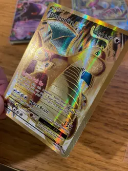 NEAR MINT! Dragonite EX (106/108) XY Evolutions Full Art Gold Pokemon Card! - Image 4