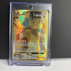 NEAR MINT! Dragonite EX (106/108) XY Evolutions Full Art Gold Pokemon Card! - Image 1