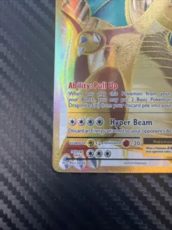 NEAR MINT! Dragonite EX (106/108) XY Evolutions Full Art Gold Pokemon Card! - Image 5