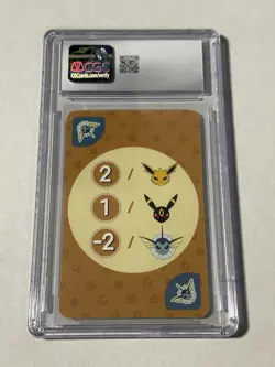 Vaporeon Point Salad - Eevee Edition Korean Pokemon Playing Card CGC gem mint 10 - Image 2