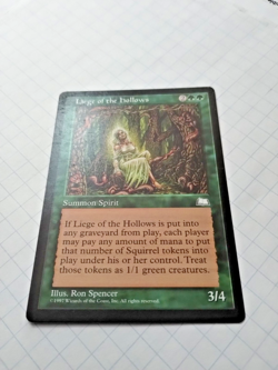 MTG Liege of the Hollows Weatherlight Regular Rare - Bit of Edge Wear - Pics - Image 2