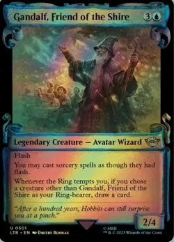 MTG | Gandalf, Friend of the Shire #501 | LORD OF THE RINGS EN | SILVER FOIL - Image 1
