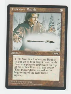 Magic the Gathering ~ MTG ~ 1x Lodestone Bauble ~ Alliances ~ M/NM - Image 1