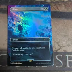 MTG Ancient Magic Ultima PROMO FOIL Final Fantasy UB Japanese Unappraised - Image 1
