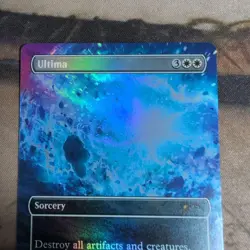 MTG Ancient Magic Ultima PROMO FOIL Final Fantasy UB Japanese Unappraised - Image 2