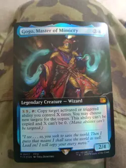 1x Gogo, Master of Mimicry, Foil, Extended Art, Final Fantasy, Magic MTG (MINT!! - Image 1