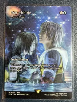 Stay With Me / Rhystic Study MTG x Final Fantasy X - MINT - Pack Fresh - Image 1