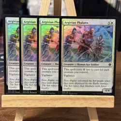 MTG *Argivian Phalanx foil X4* (NM) Dominaria United Magic the Gathering - Image 1