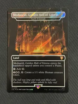 MTG - LTC - Meduseld, Golden Hall of Edoras (Castle Ardenvale) - Surge Foil NM - Image 1