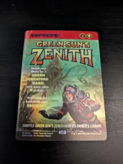 Green Sun's Zenith - Foil Extended Art SPG NM MTG 0127 - Image 1