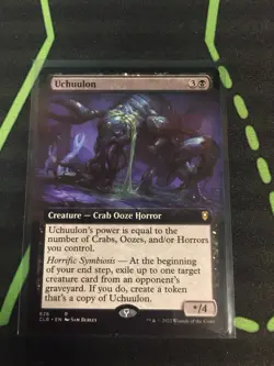 MTG Magic The Gathering Uchuulon CLB Rare Ext Art DnD Black Ooze Horror - Image 1