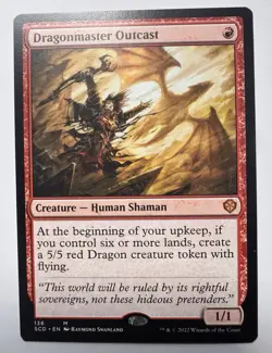 Dragonmaster Outcast - NM - SCD 136 MTG Magic The Gathering - Image 1
