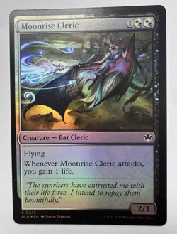 x1 Moonrise Cleric BLB Bloomburrow MTG 226 FOIL COMMON M/NM 1x - Image 1