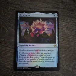 Foil Nyx Lotus from Theros Beyond Death TBD MTG Magic the Gathering Card - Image 1