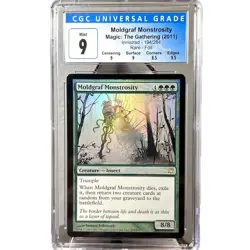 MOLDGRAF MONSTROSITY Rare Foil Innistrad 194/264 2011 CGC Graded 9 Mint MTG - Image 1