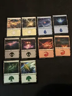 MTG - Edge of Eternities - Basic land set - Card # 267-276 - Image 1
