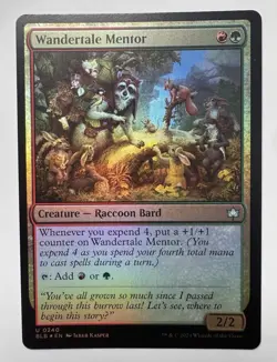 NM Foil Wandertale Mentor, MTG, Bloomburrow, Magic the Gathering, 240 - Image 1
