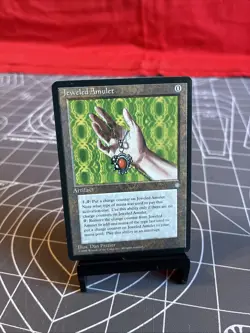 Vintage 1995 MTG Ice Age Jeweler Amulet Card - Image 1