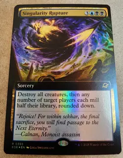 Singularity Rupture - #350 Foil Extended - Edge of Eternities - Mtg - Image 1