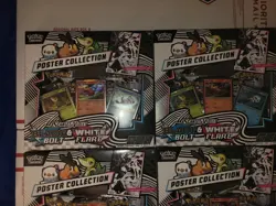 Pokemon Black Bolt & White Flare Unova Poster Collection 6 Box Case Brand New! - Image 2