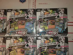 Pokemon Black Bolt & White Flare Unova Poster Collection 6 Box Case Brand New! - Image 3