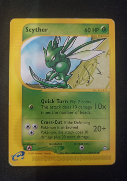 Pokemon Scyther 57/147 Aquapolis - Uncommon ENG LP Lightly Played - Image 1