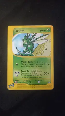 Pokemon Scyther 57/147 Aquapolis - Uncommon ENG LP Lightly Played - Image 2