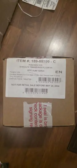 Twilight Masquerade Pokemon Center Exclusive ETB - Sealed Case of 4 ETBs - Image 1