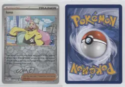 Iono Reverse Foil Pokemon SV02: Paldea Evolved #185 16ep - Image 3