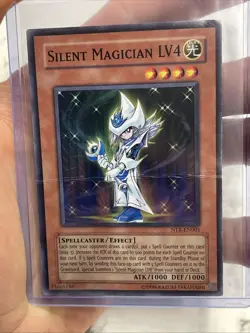 Silent Magician LV4 - NTR-EN001 - Super Rare MP Video Game Yugioh Promo Card - Image 2