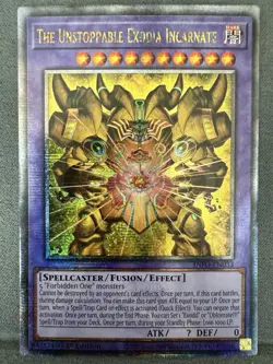 The Unstoppable Exodia Incarnate - INFO-EN033 - Quarter Century QCSR YUGIOH - Image 1