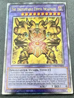 The Unstoppable Exodia Incarnate - INFO-EN033 - Quarter Century QCSR YUGIOH - Image 3