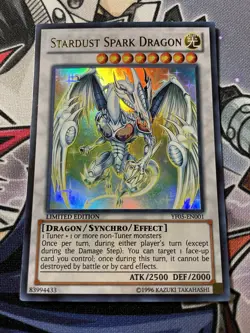 YuGiOh STARDUST SPARK DRAGON LIMITED EDITION YF05-EN001 - Image 1