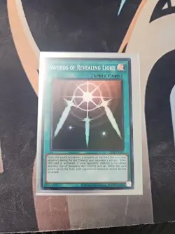 Swords of Revealing Light LOB-EN101 Super Rare 25th Print Unlimited NM Yugioh - Image 1