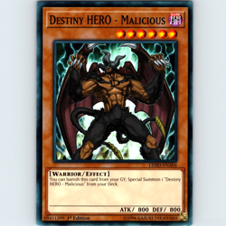 Yugioh Destiny HERO - Malicious LEHD-ENA04 1st Edition Common - NM 💎 - Image 1