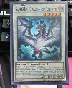 Samsara, Dragon of Rebirth - DUEA-EN052 - Super Rare - 1st Edition LP - Yugioh - Image 1